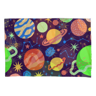 惑星と宇宙テーマ  枕カバー