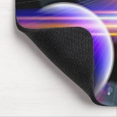 惑星と星デザイン マウスパッド (コーナー)