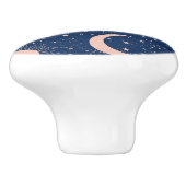 惑星と星パターン セラミックノブ (側面)