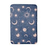惑星と星パターン バスマット (正面縦)