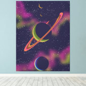 惑星と星 キャンバスプリント (インサイチュ (ウッドフロア))