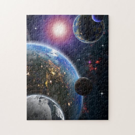 惑星と星 ジグソーパズル (縦)