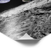 惑星と木星の月のモンタージュ フォトプリント            (角)