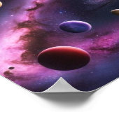 惑星と銀河の宇宙交響曲 ポスター (角)