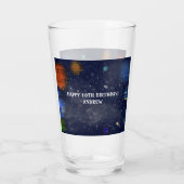 惑星と銀河系の宇宙 タンブラーグラス (裏面)