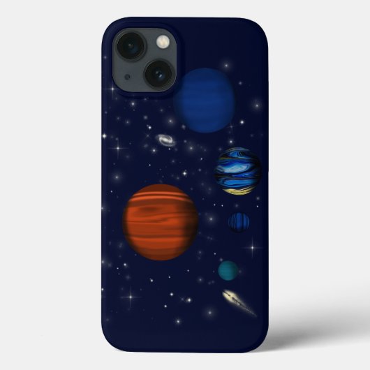 惑星と銀河系宇宙 Case-Mate iPhoneケース (裏面)