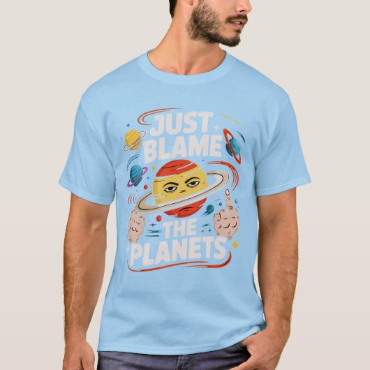 惑星のせいにしよう Tシャツ (正面)