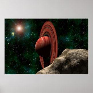惑星のような土星 ポスター