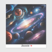 惑星のイメージ シール (シート)