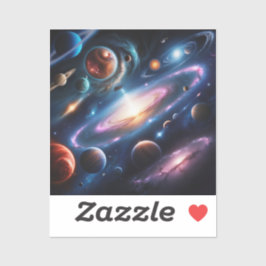 惑星のイメージ シール