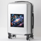 惑星のイメージ シール (スーツケース)