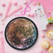 惑星のジュピターの月-星BackgroとのCALLISTO ペーパープレート (パーティー)