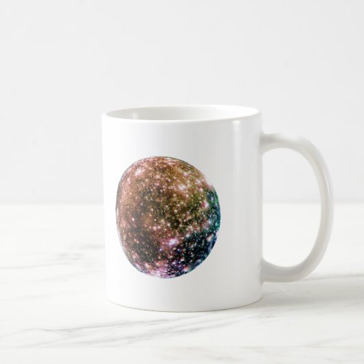 惑星のジュピターの月- CALLISTO (太陽系)の~~ コーヒーマグカップ (右)