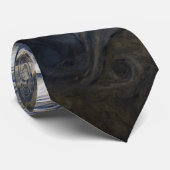 惑星のジュピターJunoカムの渦巻く青い雲 ネクタイ (ロール)