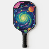 惑星のスピン ピックルボールラケット (正面)