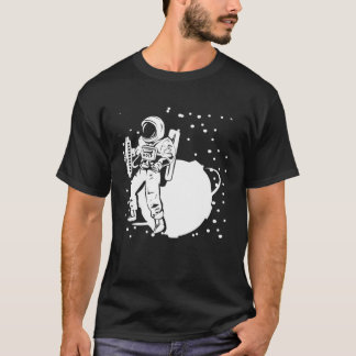 惑星のハーモニカ奏者と宇宙飛行士 Tシャツ