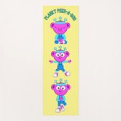 惑星のピークA-O – マインドフルキッズヨガマット ヨガマット (正面)