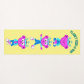 惑星のピークA-O – マインドフルキッズヨガマット ヨガマット (正面(横))