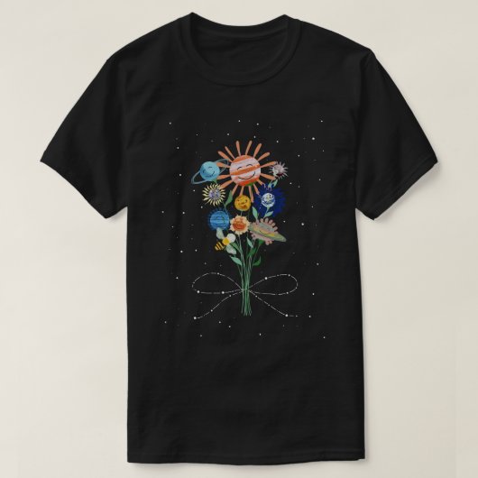 惑星のブーケ Tシャツ (デザイン正面)