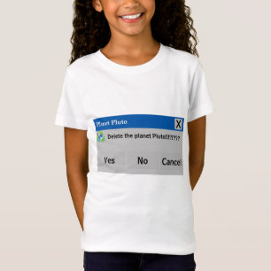 惑星のプルートのワイシャツ Tシャツ