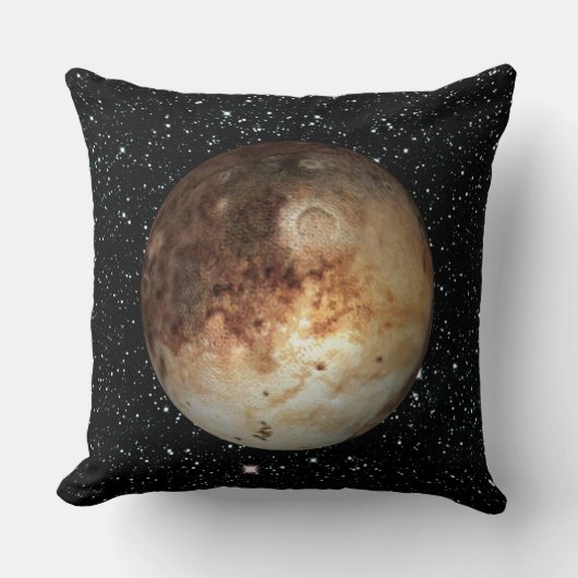 惑星のプルートの星の背景(太陽系)の~ クッション (正面)
