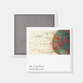 惑星の上の生命 マグネット (正面/裏面)