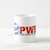 惑星の世界の電子工学の白いコーヒー・マグ コーヒーマグカップ (中央)