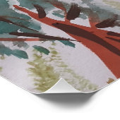 惑星の光沢ポスターのハート ポスター (コーナー)