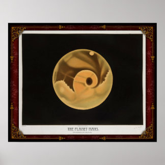 惑星の初期の見解の火星ポスター ポスター