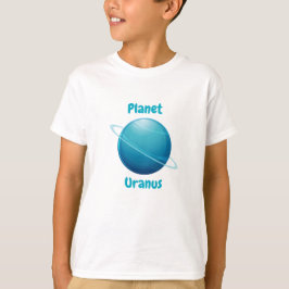 惑星の名前が入った子供用Tシャツデザイン Tシャツ
