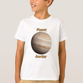惑星の名前が入った子供用Tシャツデザイン Tシャツ
