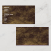 惑星の地勢 名刺 (正面/裏面)