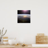 惑星の地球からの宇宙 ポスター (キッチン)