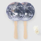 惑星の地球から宇宙地球の日 ハンドファン (正面&裏面)