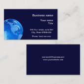 惑星の地球の名刺 名刺 (正面/裏面)