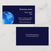 惑星の地球の名刺 名刺 (正面/裏面)