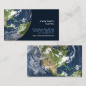 惑星の地球の名刺 名刺 (正面/裏面)