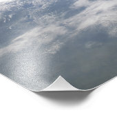 惑星の地球の宇宙 フォトプリント            (角)