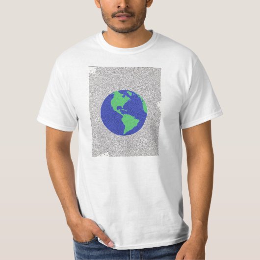 惑星の地球の当惑 Tシャツ (正面)
