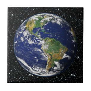 惑星の地球の星の背景(太陽系)の~ タイル