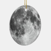 惑星の地球の月(太陽系)の~ セラミックオーナメント (右)