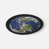 惑星の地球の自然な(太陽系) ~ ペーパープレート (アングル)