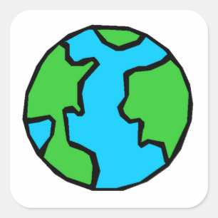 惑星の地球 スクエアシール