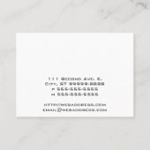 惑星の地球 名刺 (裏面)