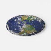 惑星の地球(太陽系)の~ ペーパープレート (アングル)