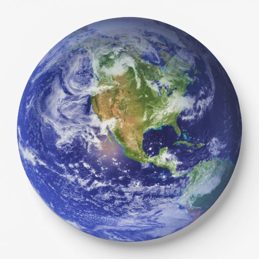 惑星の地球v3 (太陽系)の~ ペーパープレート (正面)