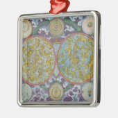 惑星の天の地図 メタルオーナメント (左)