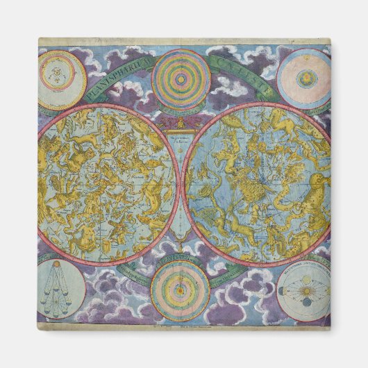 惑星の天地図 マグネット (正面)