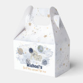 惑星の宇宙空間銀河系誕生日の好意ボックス フェイバーボックス (裏面サイド)