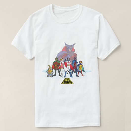 惑星の戦い – グループ Tシャツ (デザイン正面)